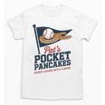 Pat's Pocket Pancakes Flag Baseball On Pancake Unisex T-Shirt Pat's Pocket Pancakes Flag Baseball On Pancake Unisex T-Shirt