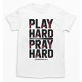 Play Hard Pray Hard Youth Boy Christian Baseball Jesus Unisex T-Shirt Play Hard Pray Hard Youth Boy Christian Baseball Jesus Unisex T-Shirt
