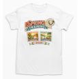 Spring Training 2026 Retro Postcard Baseball Premium Tri-Blend Unisex T-Shirt