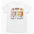 I Survived 6733 Days Baseball Football Softball 3rd Grade Unisex T-Shirt I Survived 6733 Days Baseball Football Softball 3rd Grade Unisex T-Shirt