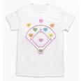 Valentine Heart Love Cute Baseball Softball Lover Sayings Unisex T-Shirt