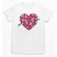 Valentine's Day Baseball Heart Softball Player Sports Lover Unisex T-Shirt