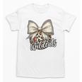 Wildcats Baseball Leopard Print Coquette Bow Mascot Game Day Unisex T-Shirt Wildcats Baseball Leopard Print Coquette Bow Mascot Game Day Unisex T-Shirt