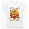 Youth Boy Baseball Jesus Saves Christian Baseball Religious Unisex T-Shirt Youth Boy Baseball Jesus Saves Christian Baseball Religious Unisex T-Shirt