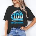 100 Days Of School Baseball Drip Ice Cream Kid Boy 100th Day Unisex T-Shirt