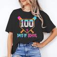100 Days Of School Baseball Ice Cream Drip 100th Day School Unisex T-Shirt 100 Days Of School Baseball Ice Cream Drip 100th Day School Unisex T-Shirt