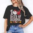 100 Days Of School Cute Bow Baseball Boy Girl Teacher Unisex T-Shirt