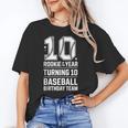 10th Birthday Rookie Of The Year Baseball Double Digit Humor Unisex T-Shirt 10th Birthday Rookie Of The Year Baseball Double Digit Humor Unisex T-Shirt