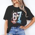 6 7 Baseball Six Seven Meme 67 Hands Kids Men Women Unisex T-Shirt