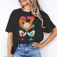 6 7 Ice Cream Drip Baseball Number 67 Player Boy Girl Kids Unisex T-Shirt