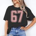 6 7 Number 67 Baseball Meme Tee For Women Unisex T-Shirt