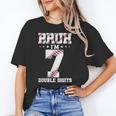 7th Birthday Baseball Bruh I'm 7 Double Digits 7 Years Old Unisex T-Shirt 7th Birthday Baseball Bruh I'm 7 Double Digits 7 Years Old Unisex T-Shirt