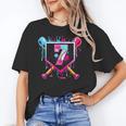 7th Birthday Boys Baseball Ice Cream Drip Boys Baseball Unisex T-Shirt 7th Birthday Boys Baseball Ice Cream Drip Boys Baseball Unisex T-Shirt