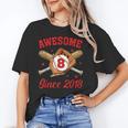 8 Year Old Boys Awesome Since 2018 Baseball Birthday Unisex T-Shirt 8 Year Old Boys Awesome Since 2018 Baseball Birthday Unisex T-Shirt