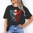 American Baseball Drip Graffiti Ball And Bat Unisex T-Shirt