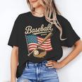 American Flag Baseball Player Bat Fan Catcher Pitcher USA Unisex T-Shirt American Flag Baseball Player Bat Fan Catcher Pitcher USA Unisex T-Shirt