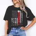 American Flag Baseball Team Baseball Player Baseball Unisex T-Shirt