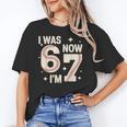 Baseball 7th Birthday 6 7 Years Old I Was 6 Now I'm 7 Unisex T-Shirt