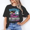 Baseball Or Bows Big Brother Loves You Gender Pink Or Blue Unisex T-Shirt Baseball Or Bows Big Brother Loves You Gender Pink Or Blue Unisex T-Shirt
