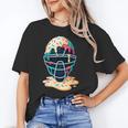 Baseball Catcher Mask Ice Cream Dripping Baseball Boy Youth Unisex T-Shirt