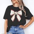 Baseball Coquette Bow Cute Baseball Game Unisex T-Shirt