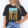 Baseball Drip Dripping Ice Cream Sport Player American Flag Unisex T-Shirt