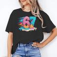 Baseball Drip Ice Cream 67 Graffiti Splash Melt Unisex T-Shirt