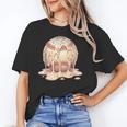 Baseball Drip Ice Cream Melting Illustration Unisex T-Shirt
