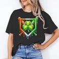 Baseball Drip Ice Cream St Patricks Day Shamrock Lucky Unisex T-Shirt