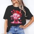 Baseball Drip Valentine Sports Vday Ice Cream Drip Heart Unisex T-Shirt