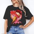 Baseball Heart Valentine Baseball Ice Cream Drip Boys Girls Unisex T-Shirt Baseball Heart Valentine Baseball Ice Cream Drip Boys Girls Unisex T-Shirt