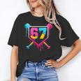 Baseball Ice Cream Drip 67 Meme Six Seven 67th Birthday Unisex T-Shirt Baseball Ice Cream Drip 67 Meme Six Seven 67th Birthday Unisex T-Shirt
