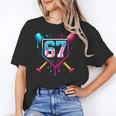 Baseball Ice Cream Drip Number 67 Player 67th Birthday 67 Unisex T-Shirt Baseball Ice Cream Drip Number 67 Player 67th Birthday 67 Unisex T-Shirt