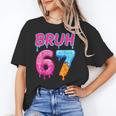 Baseball Ice Cream Drip Number 67 Player Or 67th Birthday Unisex T-Shirt Baseball Ice Cream Drip Number 67 Player Or 67th Birthday Unisex T-Shirt