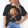 Baseball Ice Cream Drip Style Melting Ice Cream Youth Teen Unisex T-Shirt