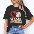 Baseball Nana Baseball Heart Family Matching Unisex T-Shirt