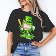 Baseball Player Ice Cream Drip Shamrocks St Patrick's Day Unisex T-Shirt Baseball Player Ice Cream Drip Shamrocks St Patrick's Day Unisex T-Shirt