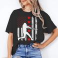 Baseball Silhouette Heart USA Flag Hearts American Boys Kids Unisex T-Shirt