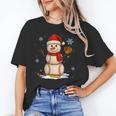 Baseball Snowman Merry Christmas Holiday Sports Xmas Pajamas Unisex T-Shirt Baseball Snowman Merry Christmas Holiday Sports Xmas Pajamas Unisex T-Shirt