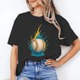 Baseball Splash Team Player For Kids Men Women Unisex T-Shirt