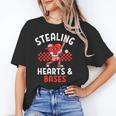 Boys Baseball Valentines Day Stealing Hearts Valentine Kids Unisex T-Shirt Boys Baseball Valentines Day Stealing Hearts Valentine Kids Unisex T-Shirt