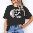 Chicks Dig The Pitcher Baseball Unisex T-Shirt Chicks Dig The Pitcher Baseball Unisex T-Shirt