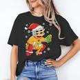 Christmas Gingerbread Man Baseball Player Catcher Unisex T-Shirt Christmas Gingerbread Man Baseball Player Catcher Unisex T-Shirt