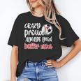 Crazy Proud Soccer Baseball Player Mom Ball Mother Unisex T-Shirt Crazy Proud Soccer Baseball Player Mom Ball Mother Unisex T-Shirt