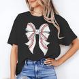 Cute Baseball Coquette Bow For Women Girls Baseball Mama Mom Unisex T-Shirt Cute Baseball Coquette Bow For Women Girls Baseball Mama Mom Unisex T-Shirt