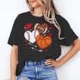 Cute Heart Baseball Basketball Football Valentine Boy Men Unisex T-Shirt Cute Heart Baseball Basketball Football Valentine Boy Men Unisex T-Shirt