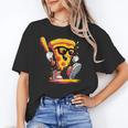 Drippy Pizza Baseball Slice Cartoon Sports Food Unisex T-Shirt Drippy Pizza Baseball Slice Cartoon Sports Food Unisex T-Shirt