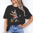 Easter Bunny Baseball Player Batter Rabbit Boys Kids Men Unisex T-Shirt