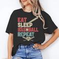 Eat Sleep Baseball Repeat Bat Ball Player Fan Unisex T-Shirt Eat Sleep Baseball Repeat Bat Ball Player Fan Unisex T-Shirt