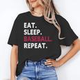 Eat Sleep Baseball Repeat Baseball Player Unisex T-Shirt